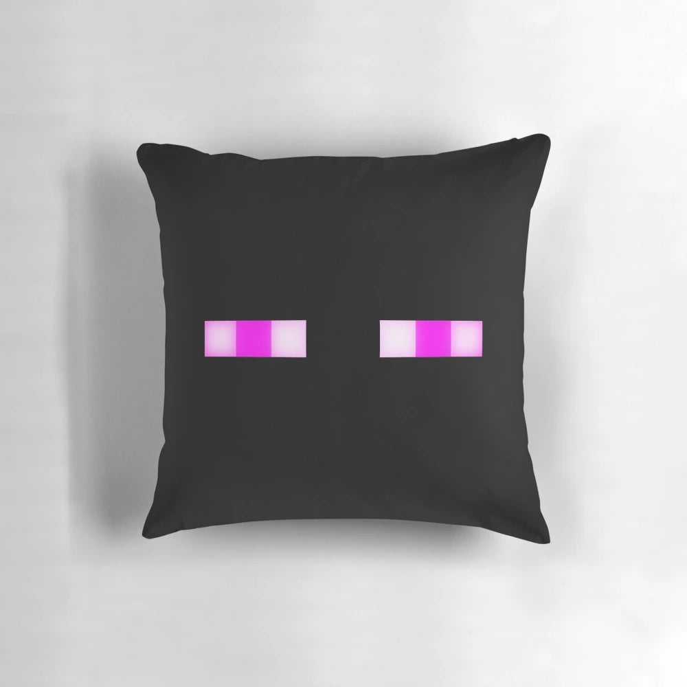 Soft, cuddly plush pillow featuring the iconic Enderman character from the Minecraft video game