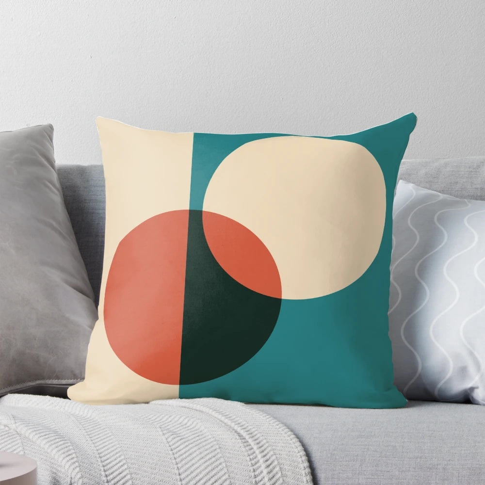 Bauhaus #30 Pillow - Minimalist, Black and White Pillow Inspired by Bauhaus Design
