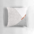 Minimalist geometric blush pink scandi-style decorative pillow