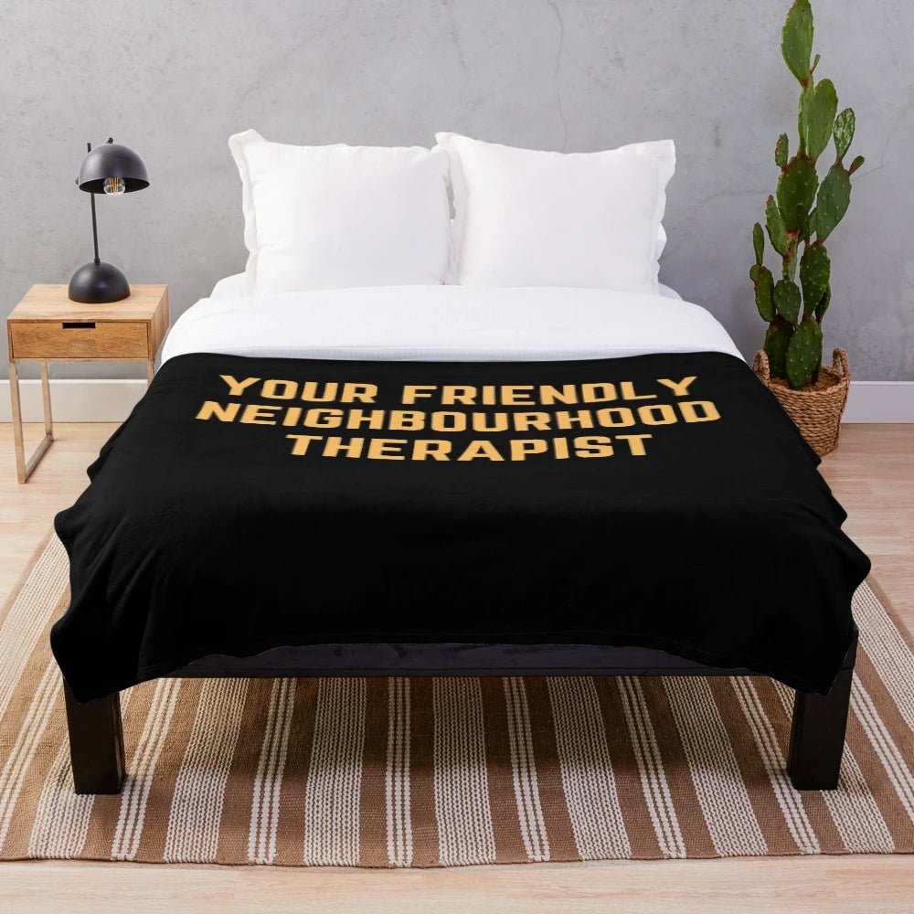 Minimalist plush blanket for a calming and relaxing home
