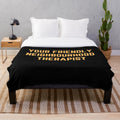 Minimalist plush blanket for a calming and relaxing home
