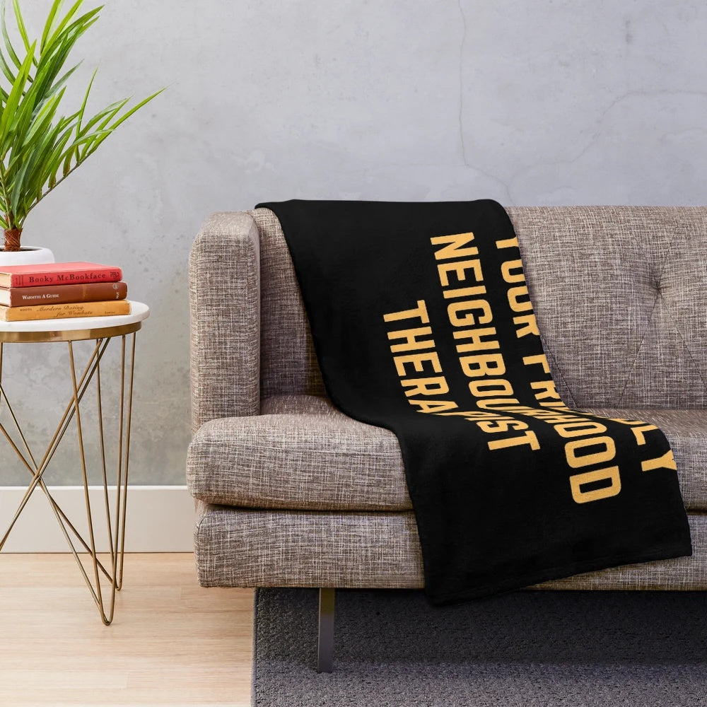 Minimalist plush blanket for a calming and relaxing home