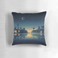 Simplistic yet elegant Star Wars-inspired Naboo landscape minimalist pillow