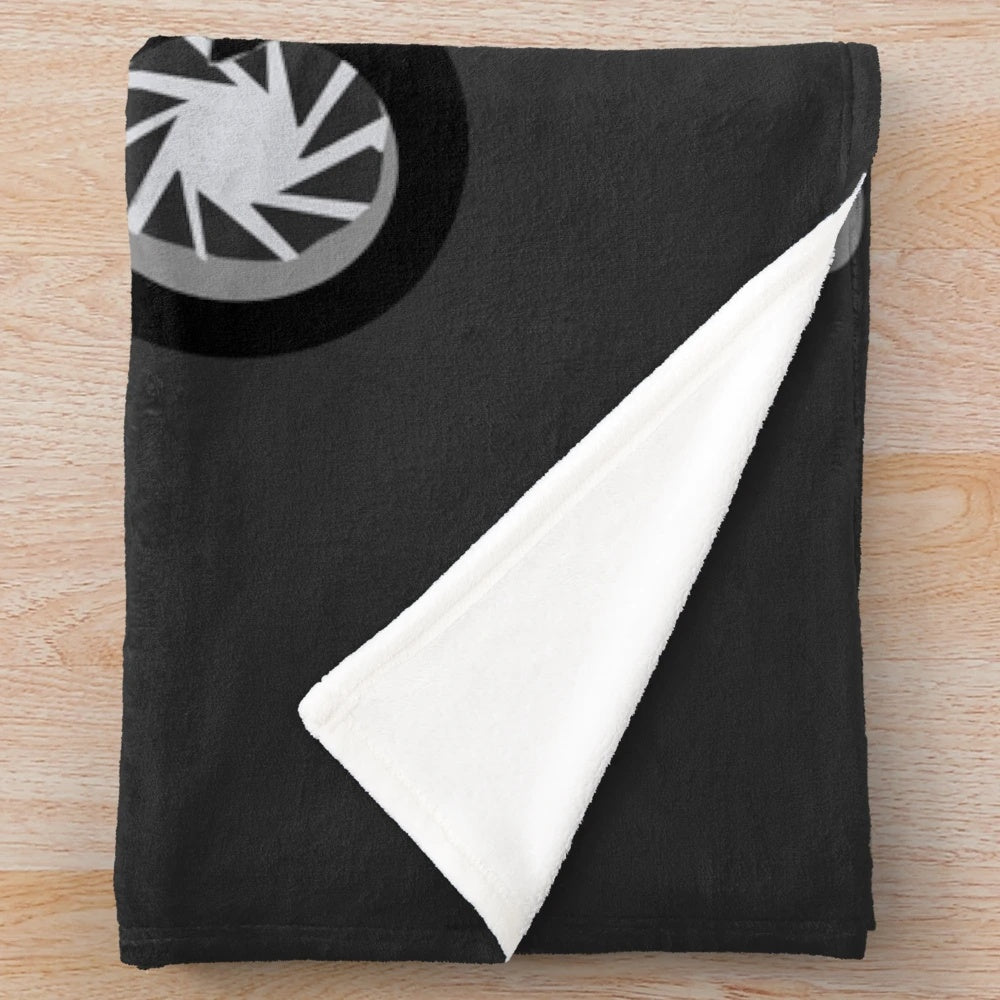 Surfer biker plush blanket for beach and motorcycle rides