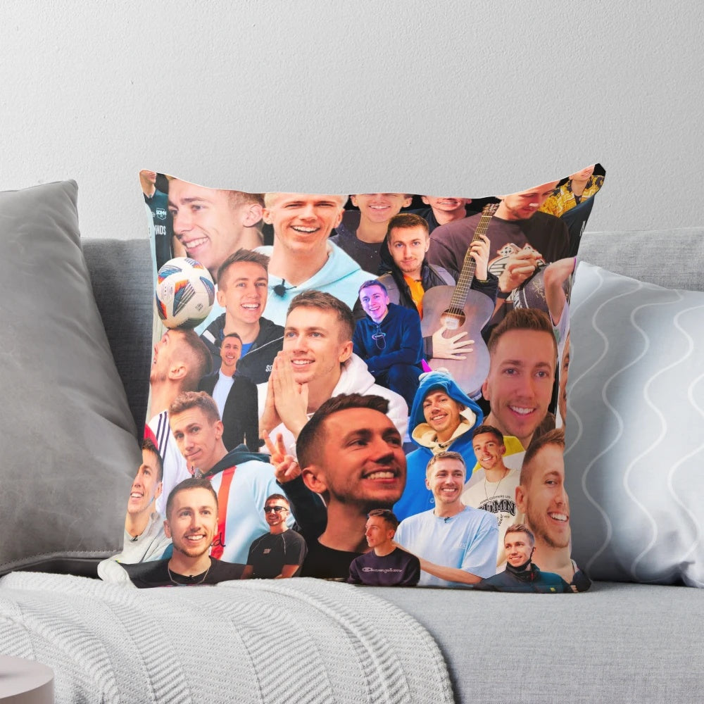 Miniminter Sidemen YouTube Personality Collage Pillow