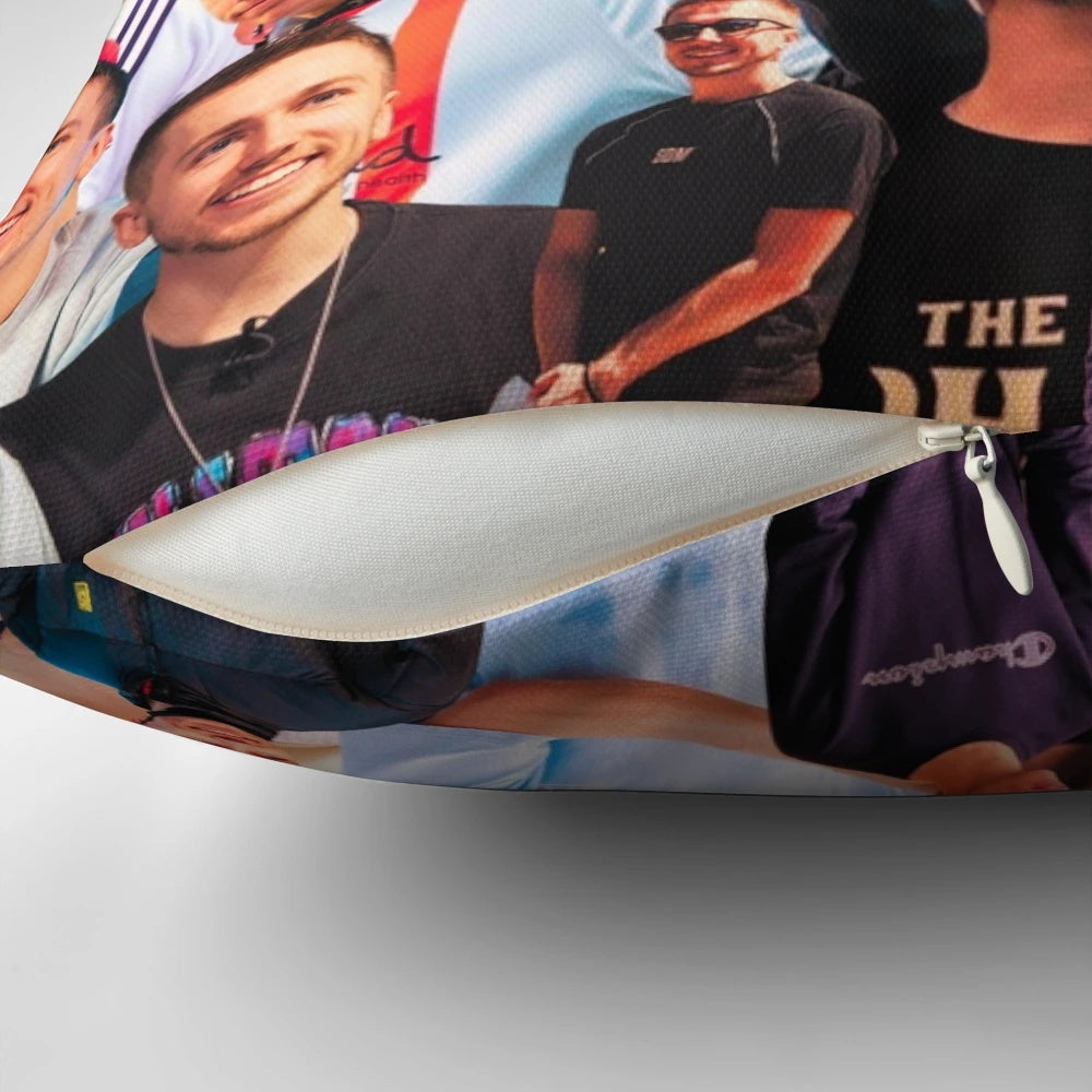 Miniminter Sidemen YouTube Personality Collage Pillow