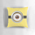 Minion eye pillow, a fun and cozy plush pillow featuring a popular Despicable Me character