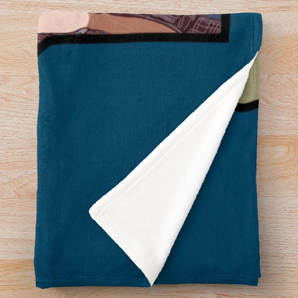 Big Time Rush plush blanket featuring a Minnesota outline design