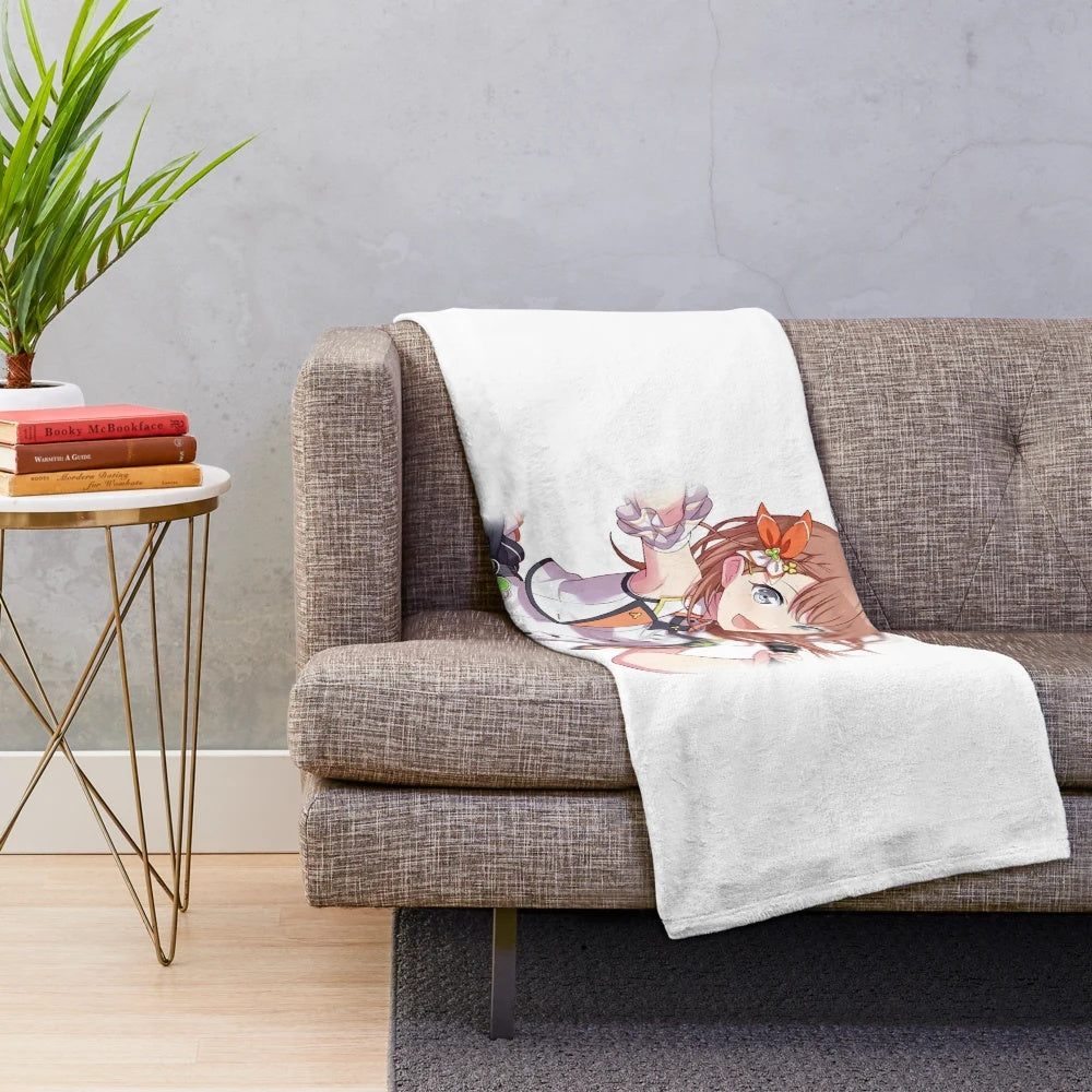 Project Sekai Minori Hanasato-inspired plush blanket