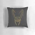 Mischief Inspired Concept Pillow with Loki Helmet Design
