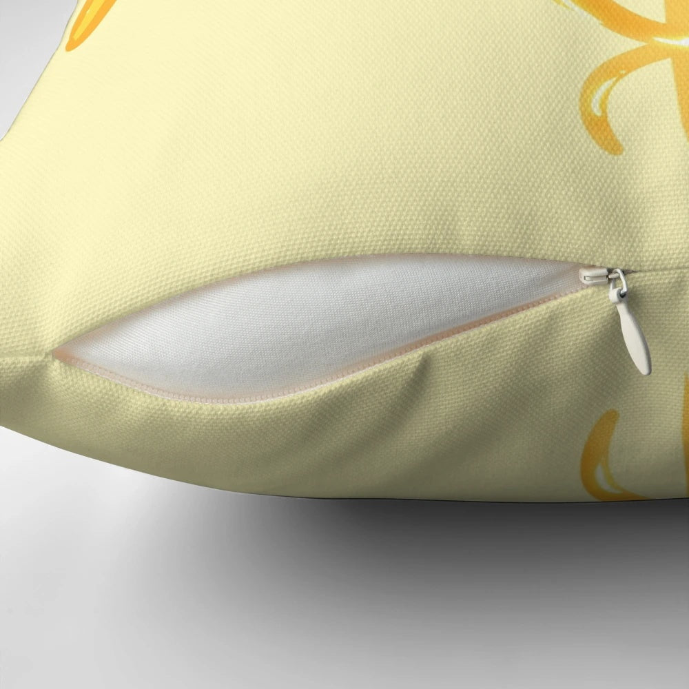 Mischief Time Pillow featuring Hermes' Caduceus symbol and ancient Greek design