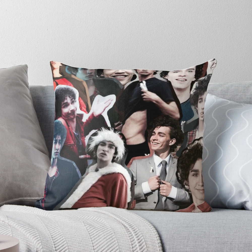 Misfits UK TV Show Pillow with Robert Sheehan and Nathan Young