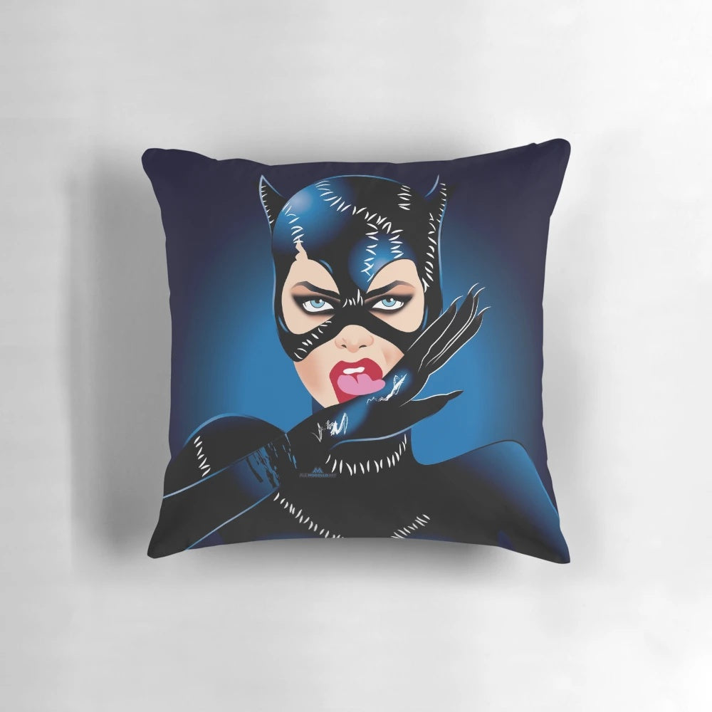 Miss SK Pillow by Artist Alejandro Mogollo