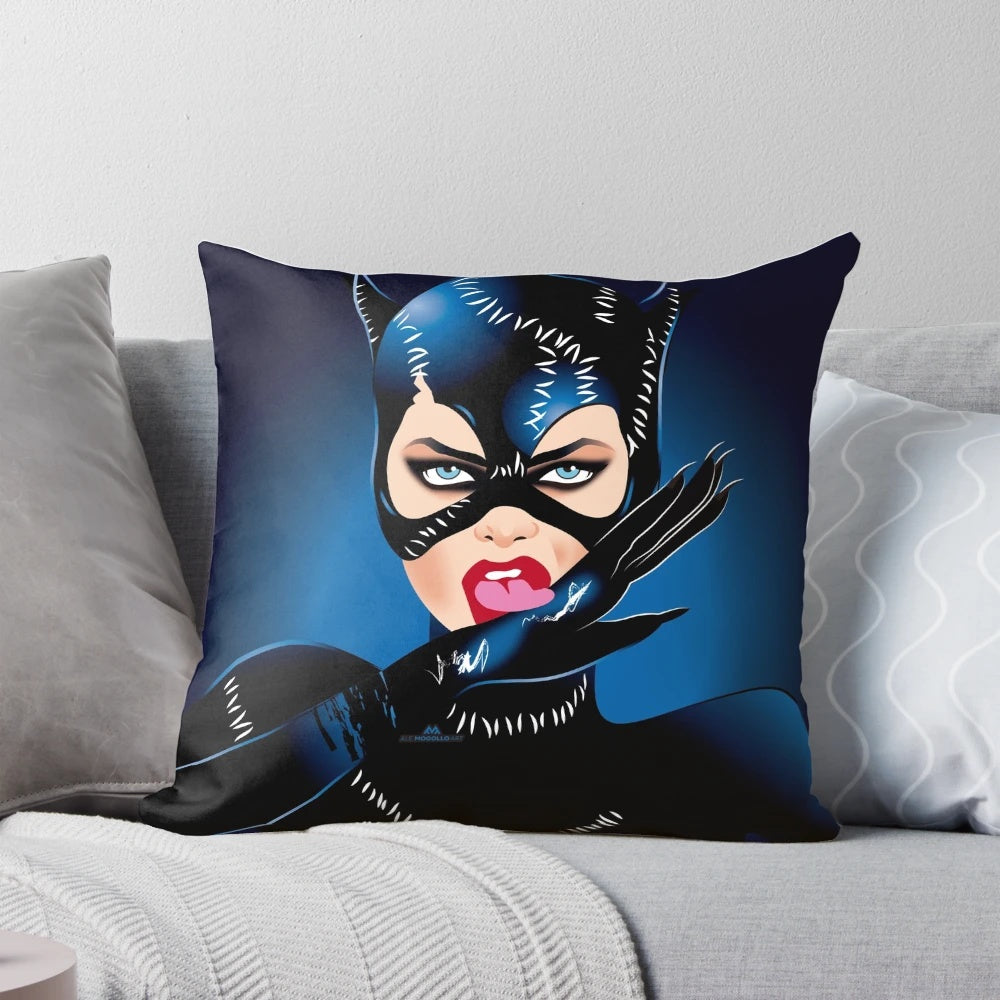 Miss SK Pillow by Artist Alejandro Mogollo