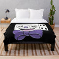Mister Dice cartoon plush blanket