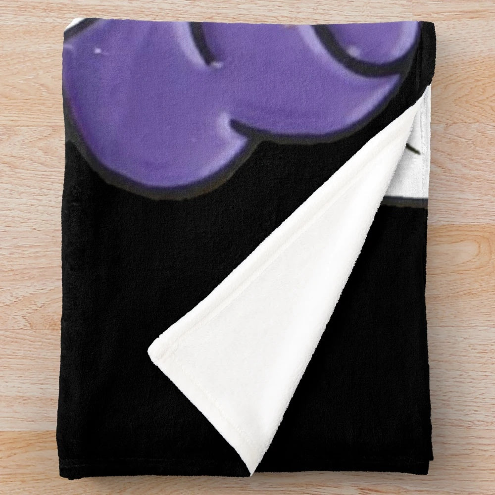 Mister Dice cartoon plush blanket