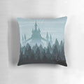 Misty Castle Acrylic Pillow by Mallory Georg