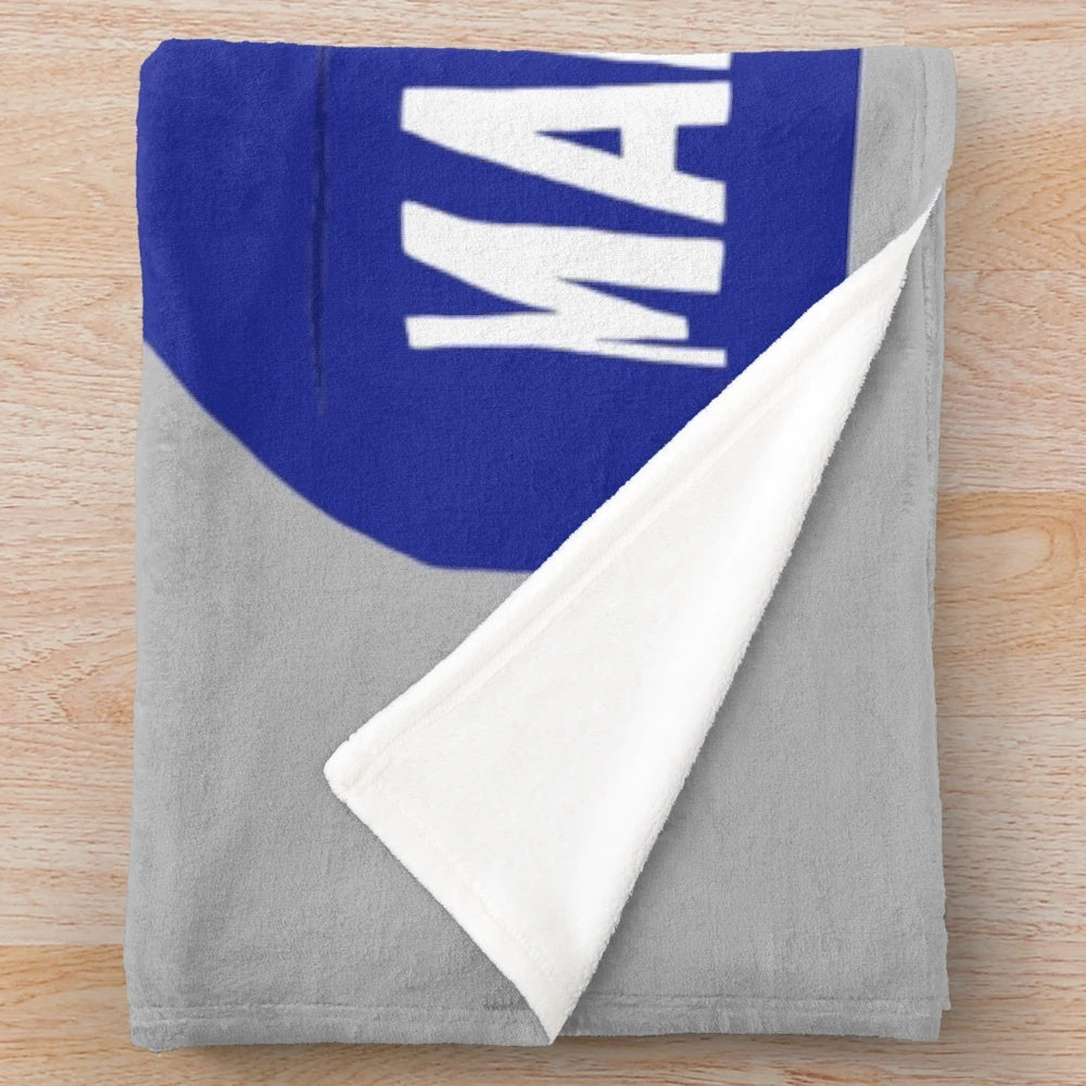 Mitch Marner hockey player digital illustration plush blanket