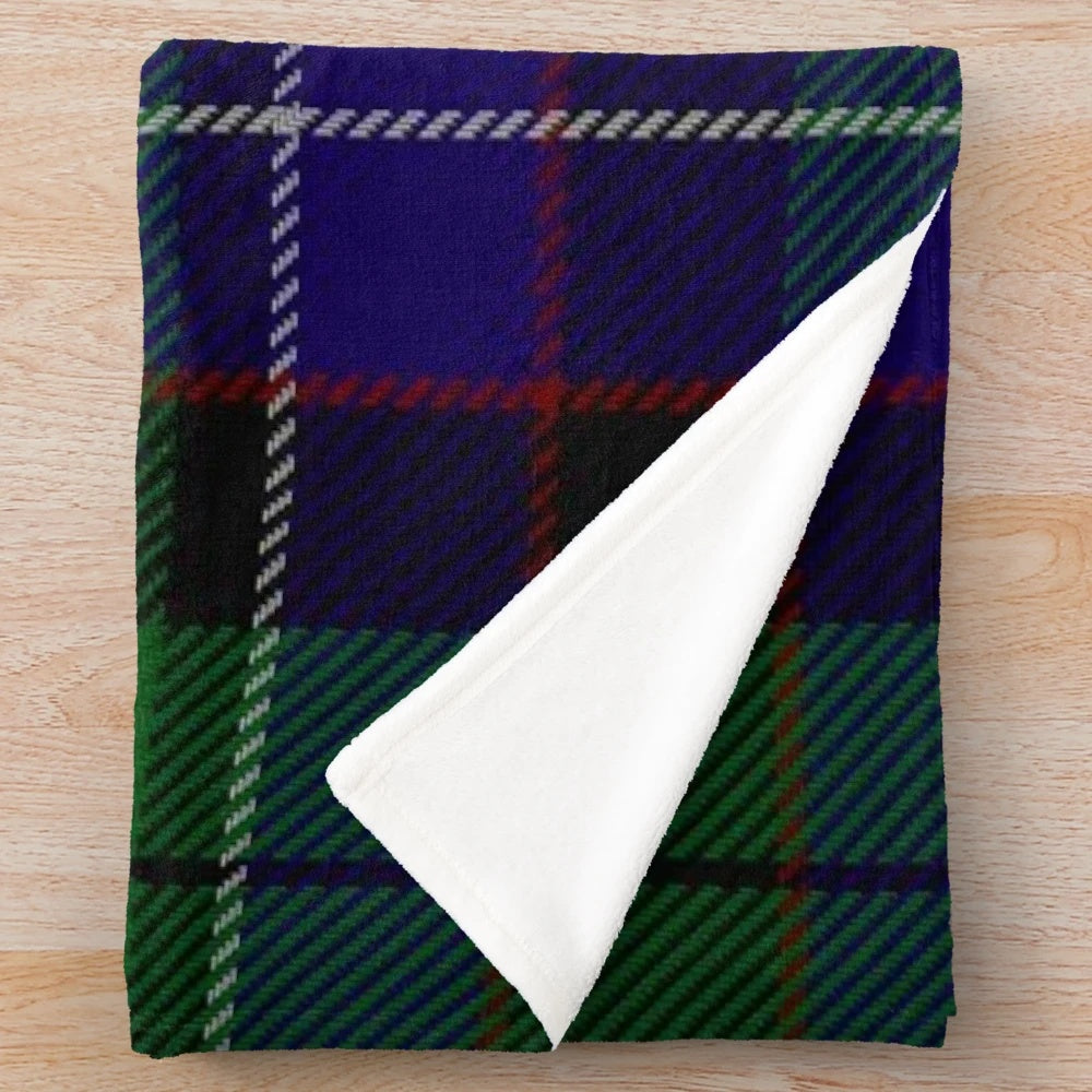 Mitchell Clan Tartan Plush Blanket