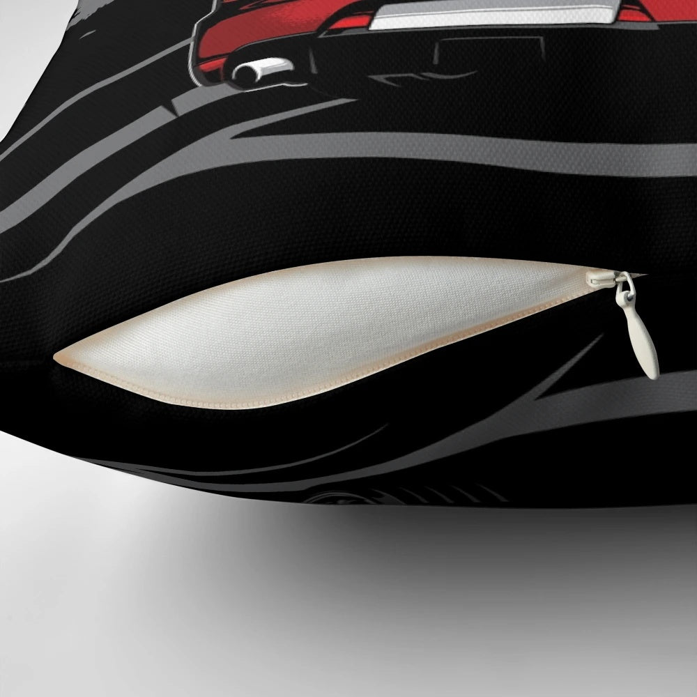 Mitsubishi Lancer Evolution-inspired decorative pillow