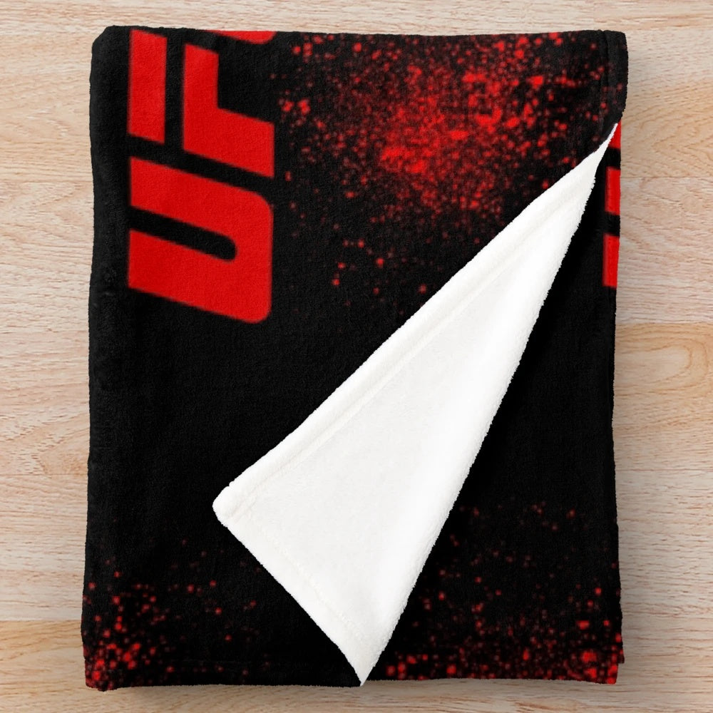 MMA Inspired Plush Blanket with UFC, Boxing, and Fighting Designs
