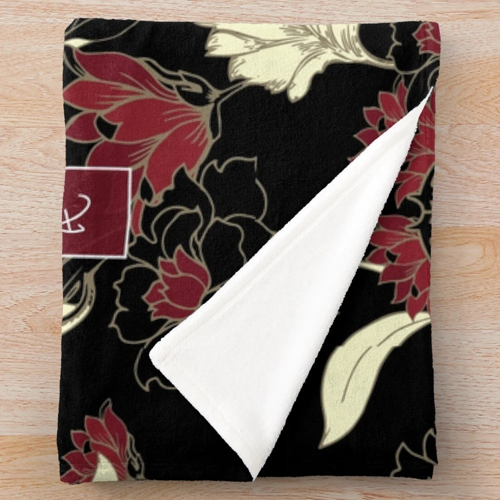 Modao Zushi inspired plush blanket featuring characters from the popular Chinese fantasy drama The Untamed