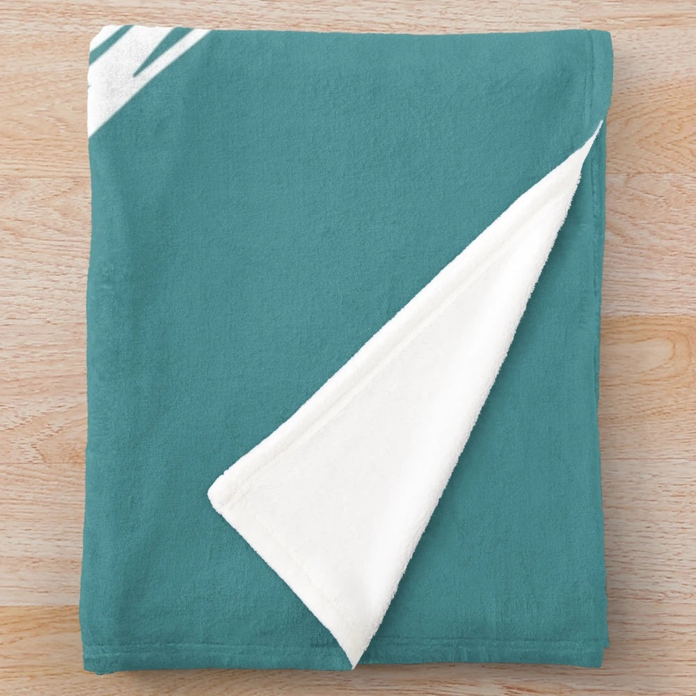 Plush blanket featuring Modest Mouse album cover art design