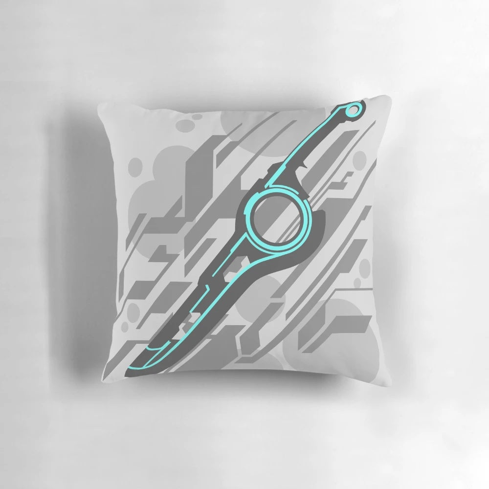 Monado Abstract Grey Pillow, a stylish and modern decorative accent piece for your home