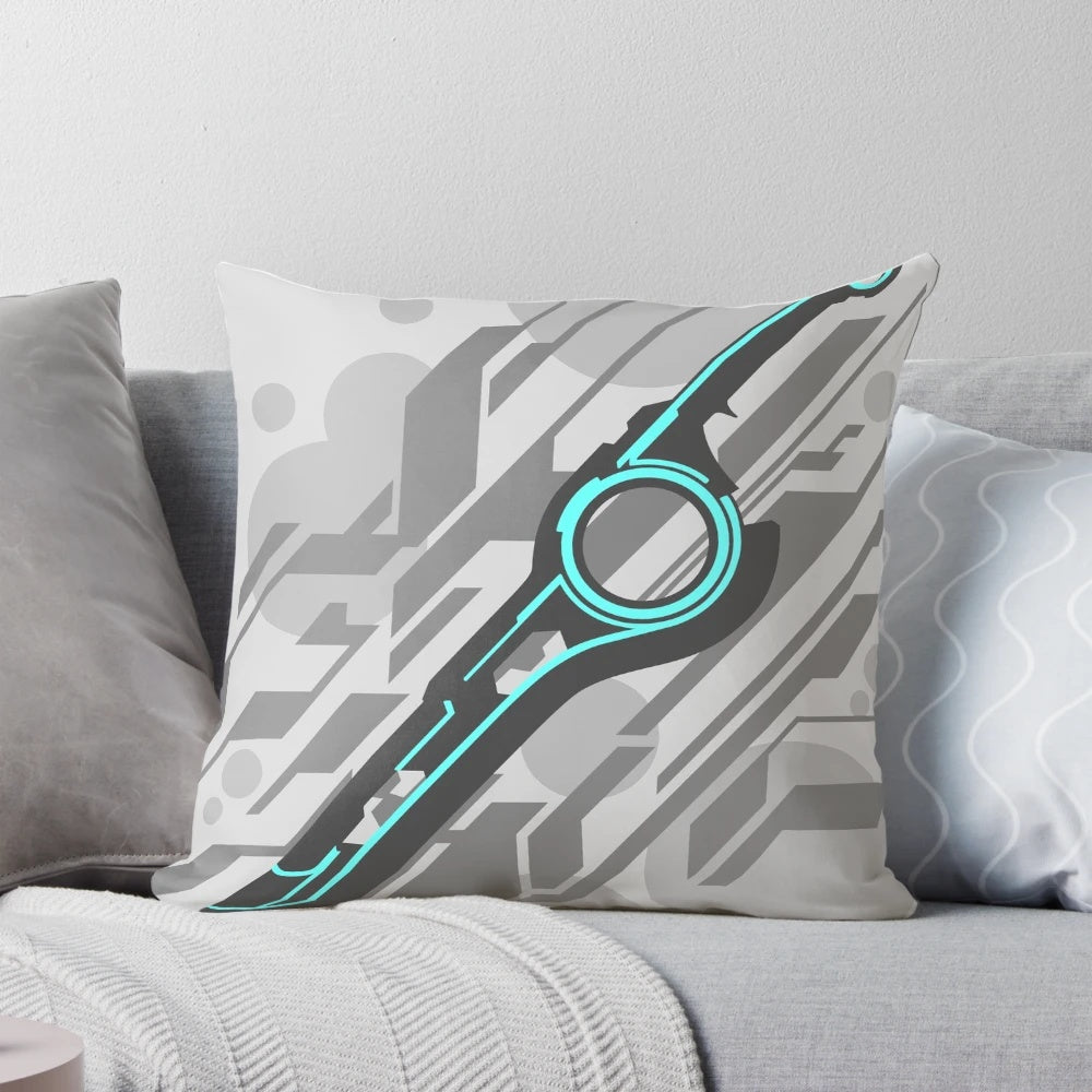 Monado Abstract Grey Pillow, a stylish and modern decorative accent piece for your home