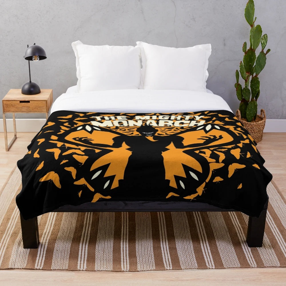 Monarch butterfly super villain plush blanket from Venture Bros