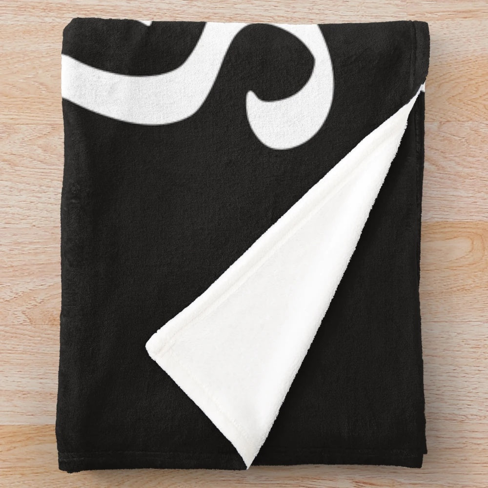 Monochrome Scream Queens Plush Blanket with Emma Roberts as Chanel Oberlin