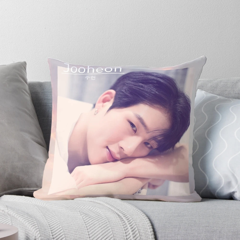 Monsta X Jooheon Aesthetic Pillow - Soft and Comfortable Officially Licensed K-Pop Merchandise