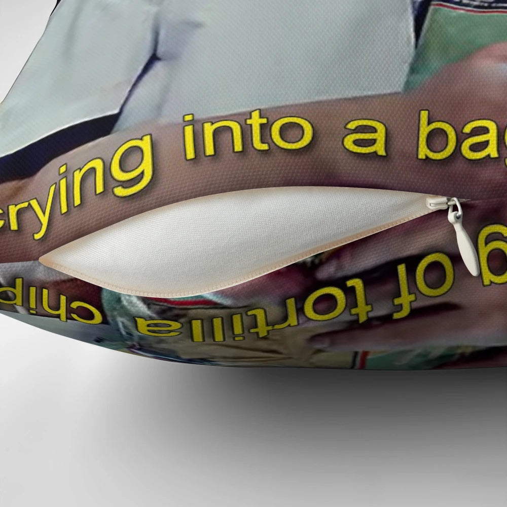 Monsta X Wonho Emotionally Eating Tortilla Chips Pillow