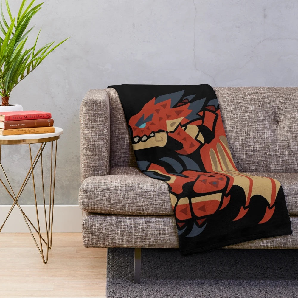 Monster Hunter World Rathalos Plush Blanket