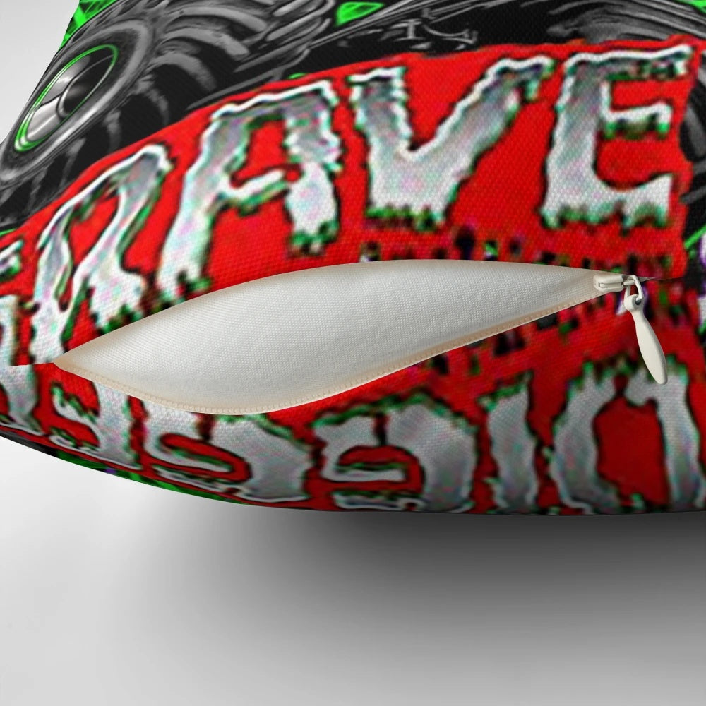 Monster Truck Grave Digger Monster Jam Art Fans Classic Pillow