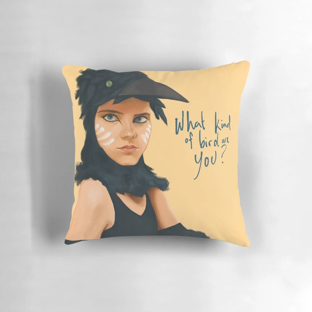 Moonrise Kingdom inspired Suzy Bishop character fan art pillow