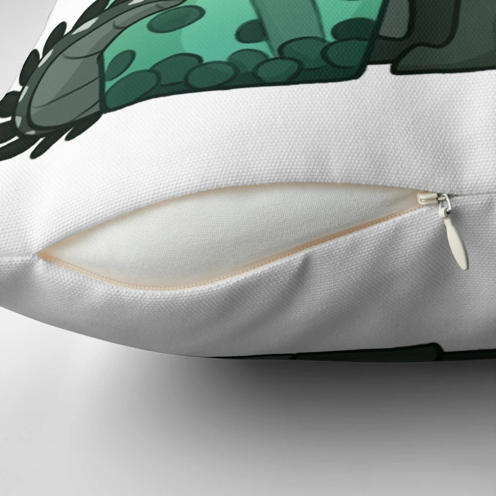 Moonwatcher Boba Tea Fantasy Pillow, featuring a design inspired by the Wings of Fire book series