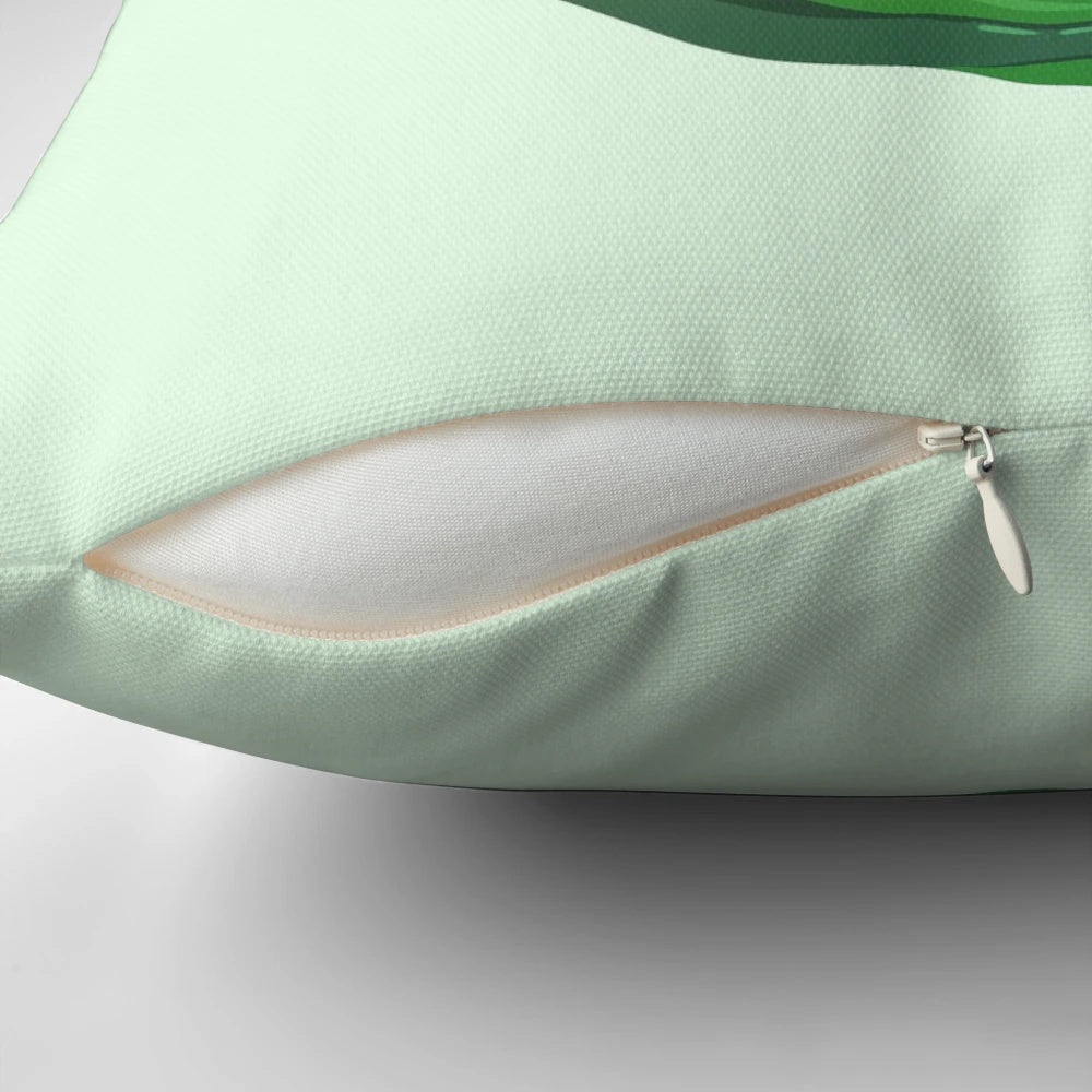 Soft, plush moray eel-shaped pillow with a heart design, perfect for adding a playful, nautical touch to your home.