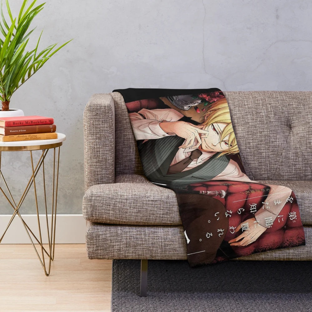 Moriarty the Patriot inspired plush blanket