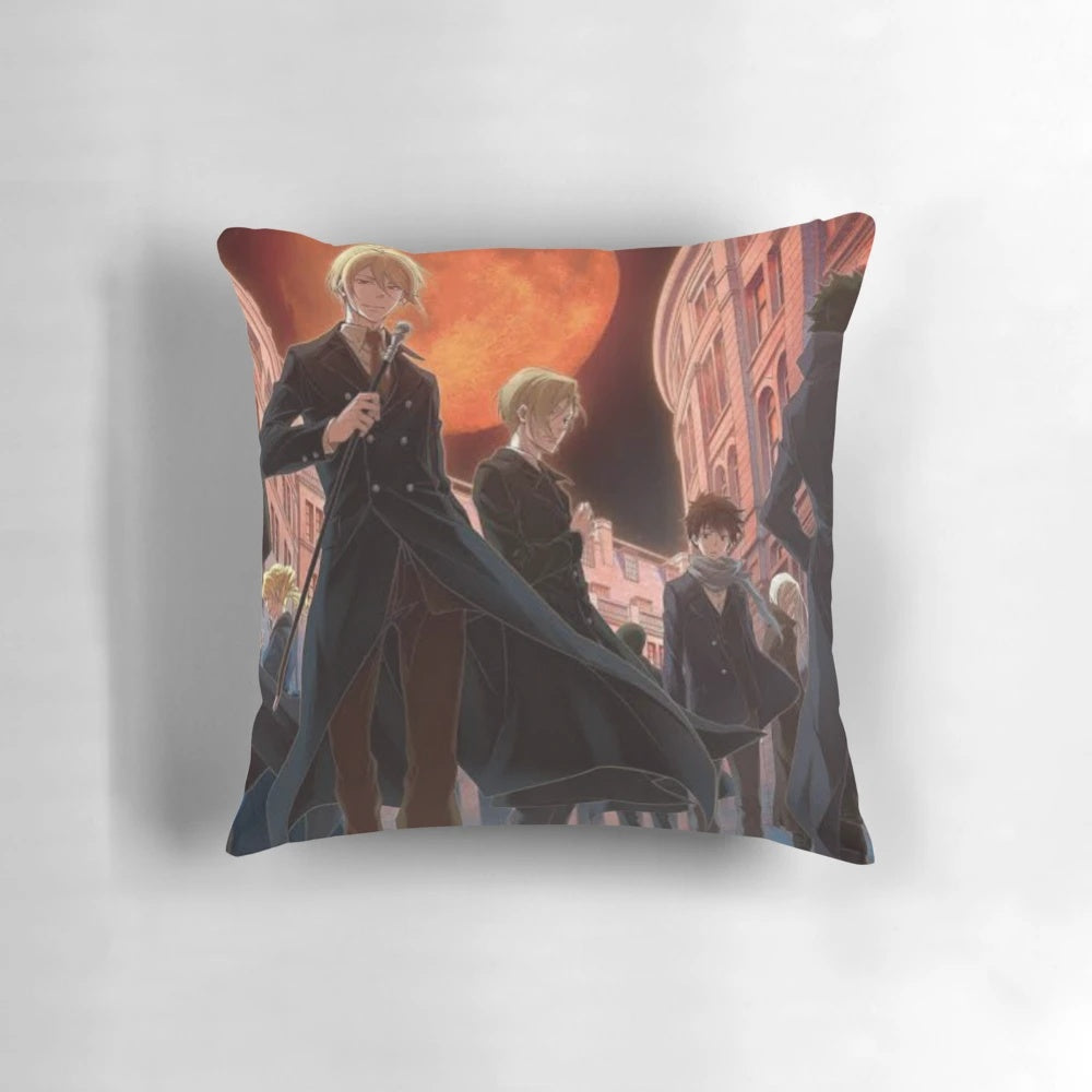 Moriarty the Patriot anime-inspired pillow featuring the character William James Moriarty