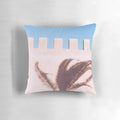 Decorative Moroccan palm tree design pillow for outdoor seating or home decor