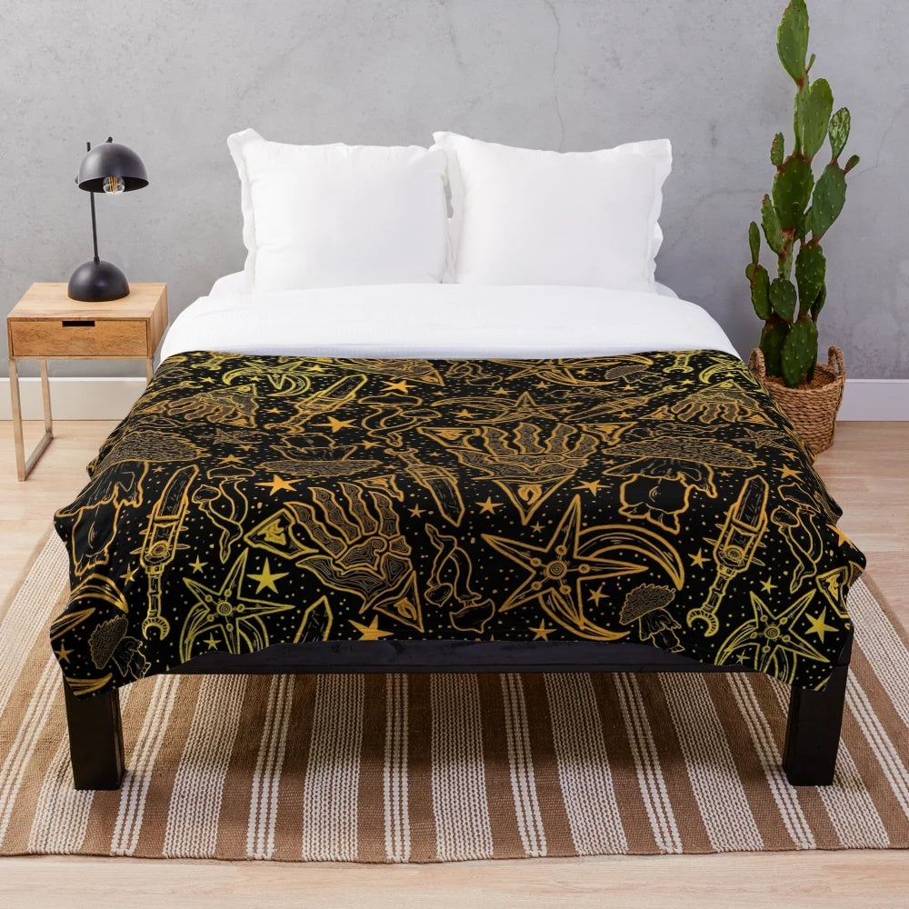 Morrowind-inspired fantasy role playing game plush blanket