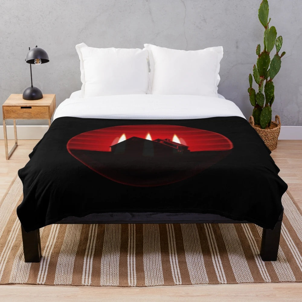 Mother Mother inspired plush blanket featuring the band's logo and artwork