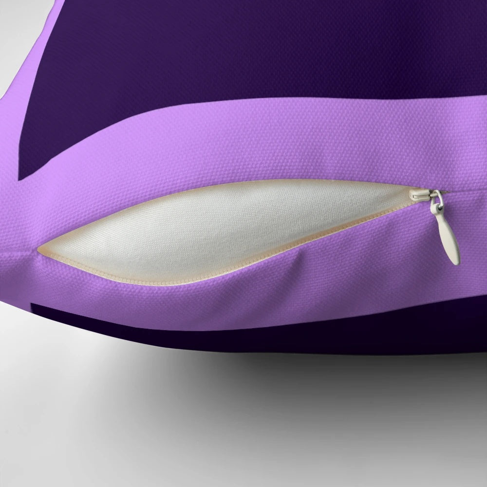 Decorative pillow featuring a stylized After Effects icon design for video editors and motion graphics artists
