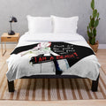 Plush blanket with text "I AM A BEAST" for allstar cheerleaders