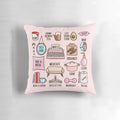 Motivational pillow with inspirational quote for self-improvement and empowerment