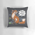 Pillow featuring a colorful swirling fox design, perfect for boosting motivation and energy