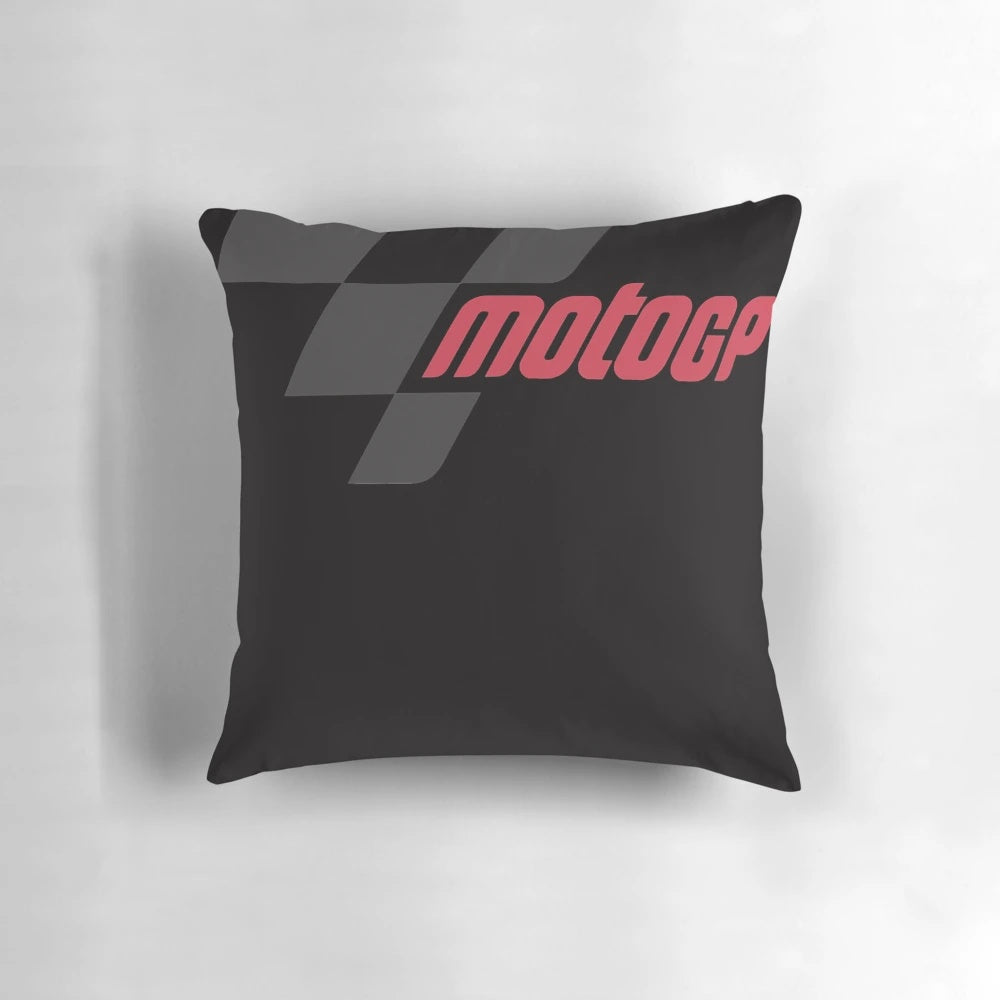 Moto GP logo essential pillow with a high-quality design for motorsports enthusiasts.