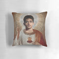Motorsport-inspired pillow featuring Charles Leclerc, the talented Formula 1 driver