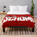 Michael Schumacher F1 racing car inspired plush blanket